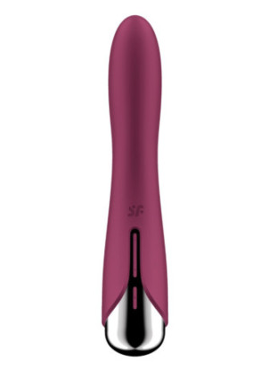 Vibromasseur USB tête rotative point G rouge Spinning Vibe 1 Satisfyer - CC597855